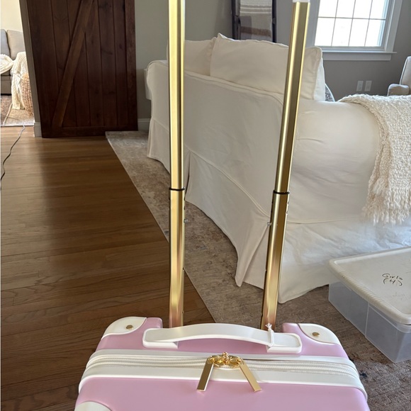 Roller Rabbit Target Pink Hard-Shell Carry-On Luggage - Picture 2 of 5